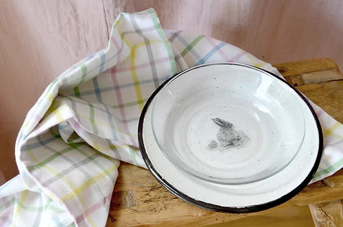 Assiette creuse en verre Duralex