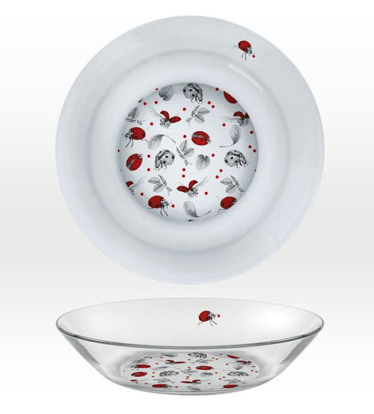 Assiette creuse en verre Duralex